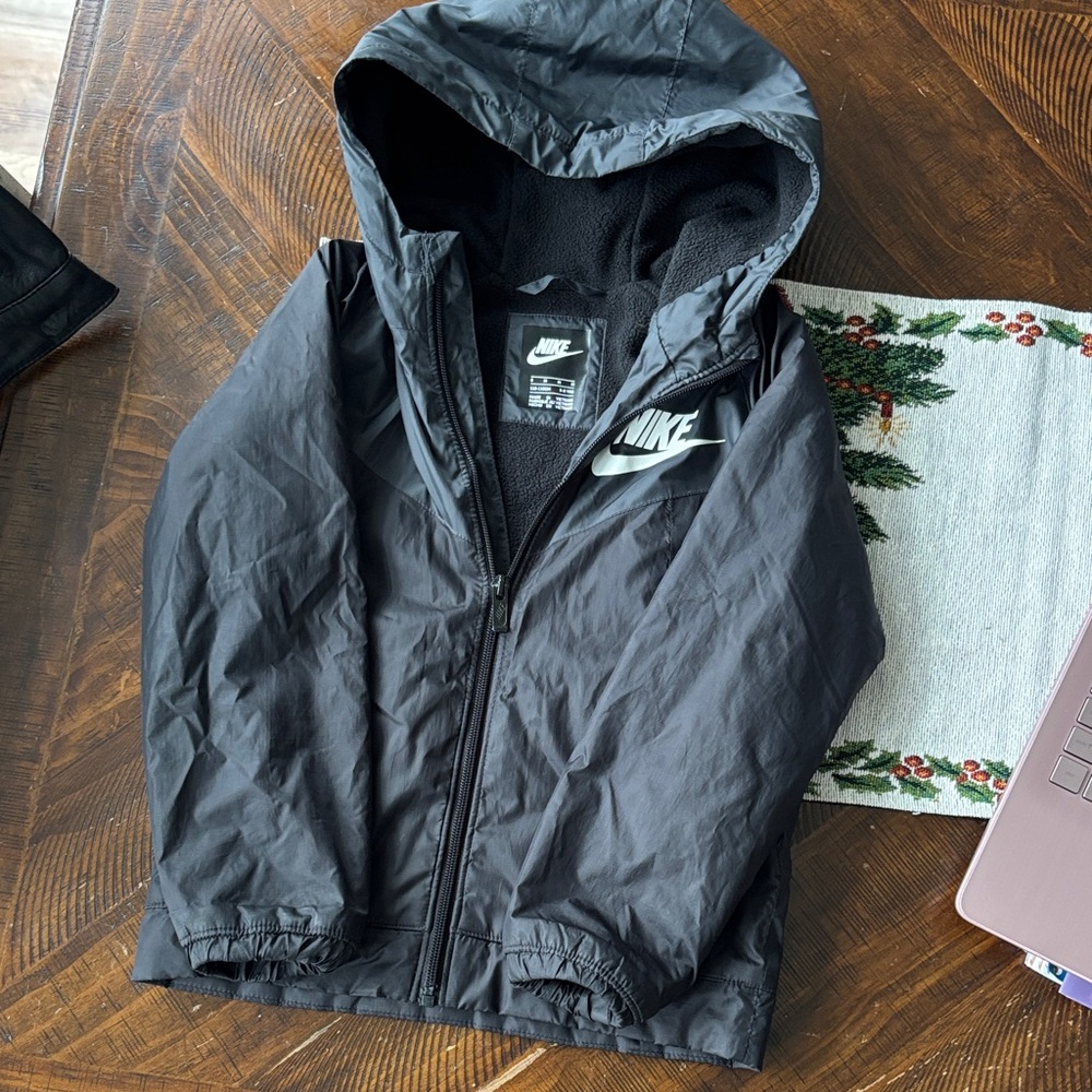 Nike Charcoal Hooded Jacket